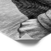 Portret van Pieter Brueghel de Ouder Poster (Hoek)