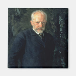 Portret van Piotr Ilyich Tchaikovsky Magneet