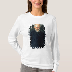 Portret van Piotr Ilyich Tchaikovsky T-shirt