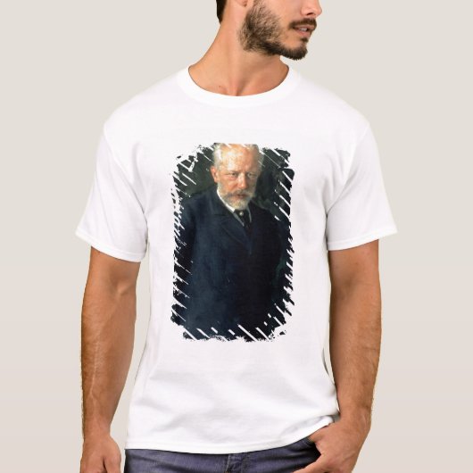 Portret van Piotr Ilyich Tchaikovsky T-shirt (Voorkant)