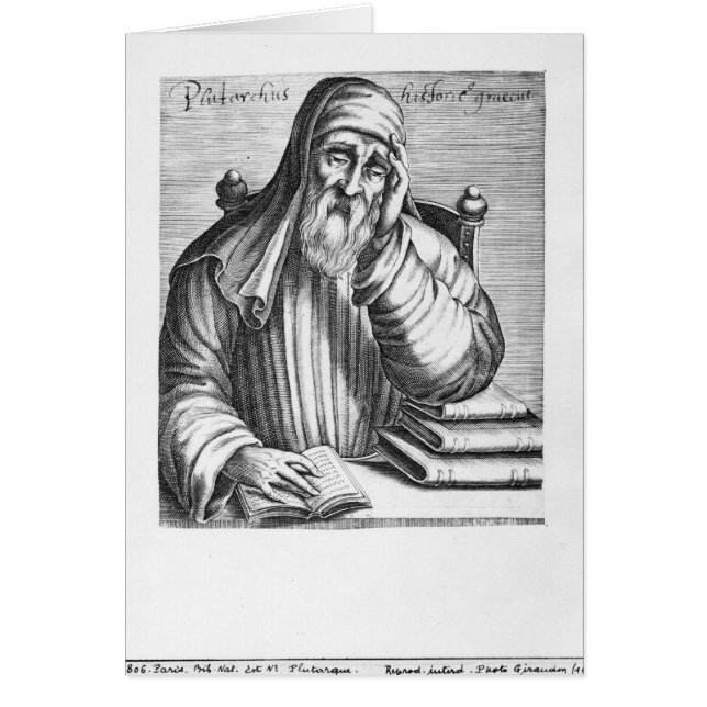Portret van Plutarch (Voorkant)