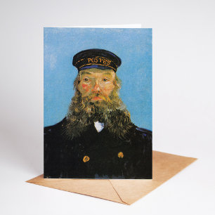Portret van postbode Roulin Vincent van Gogh Kaart