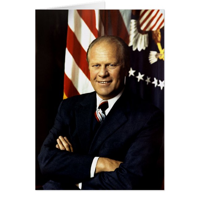 Portret van president Gerald Ford (Voorkant)