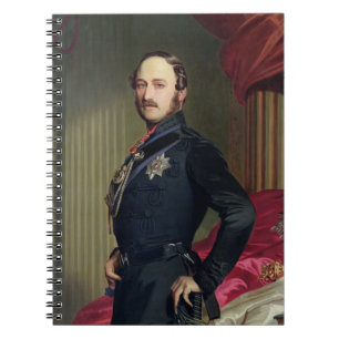 Portret van Prins Albert (1819-61) 1859 (olie op c Notitieboek