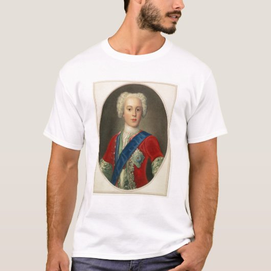 Portret van Prins Charles Edward T-shirt (Voorkant)