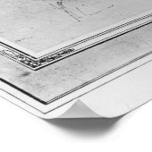 Portret van Prins Otto von Bismarck, 1834 Poster (Hoek)