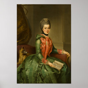 Portret van prinses Frederika Sophia Wilhelmina Poster