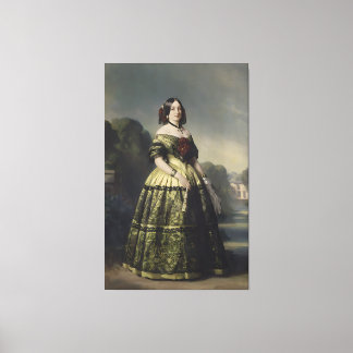 Portret van prinses Mathilde Bonaparte - 1852 door Canvas Afdruk