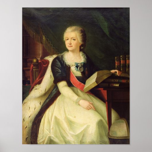 Portret van prinses Yekaterina R Poster (Voorkant)
