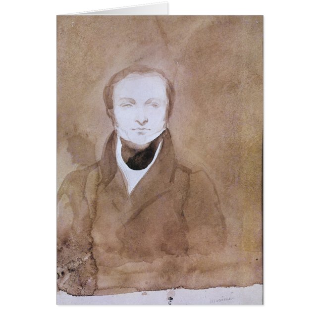 Portret van Prosper Merimee (Voorkant)