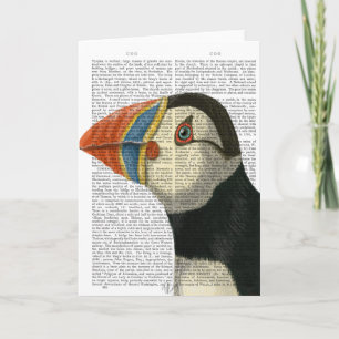 Portret van Puffin Kaart