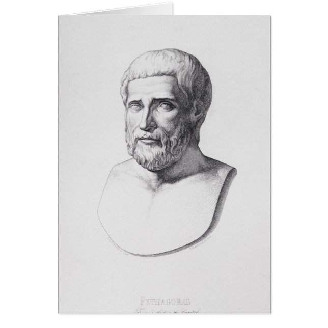 Portret van Pythagoras (Voorkant)