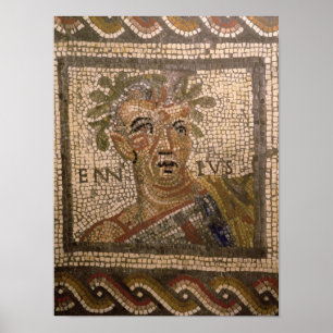 Portret van Quintus Ennius Poster
