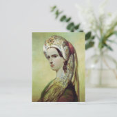 Portret van Rachel Briefkaart (Staand voorkant)