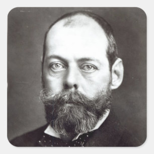 Portret van Randolph Churchill Vierkante Sticker