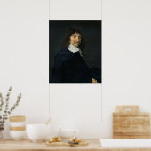 Portret van Rene Descartes c.1649 Poster (Keuken)
