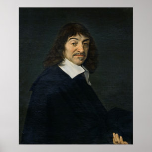 Portret van Rene Descartes c.1649 Poster