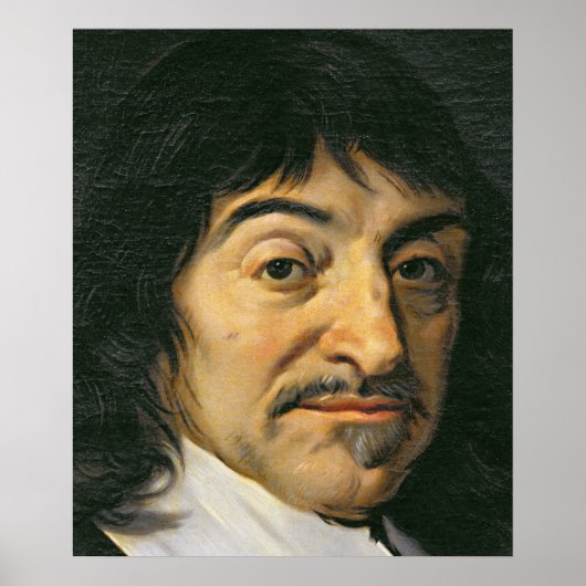 Portret van Rene Descartes c.1649 Poster (Voorkant)