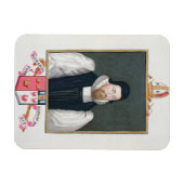 Portret van Richard Cox (1500-81) bisschop van Ely Magneet (Horizontaal)