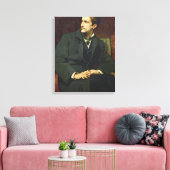 Portret van Robert Canvas Afdruk (Insitu (Woonkamer))