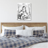 Portret van Robert de Bruce Canvas Afdruk (Insitu (Slaapkamer))