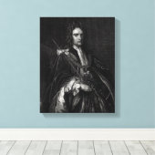 Portret van Robert Harley Canvas Afdruk (Insitu (Houten vloer))