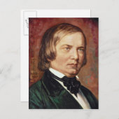 Portret van Robert Schumann Briefkaart (Voorkant / Achterkant)