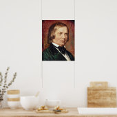 Portret van Robert Schumann Poster (Keuken)