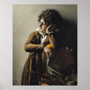 Portret van Romainville-Trioson, 1800 Poster