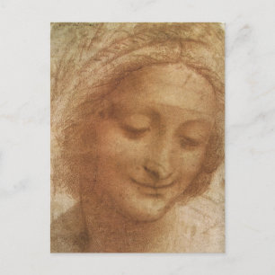 Portret van Saint Anne door Leonardo da Vinci Briefkaart