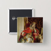 Portret van Saint Helena Vierkante Button 5,1 Cm (Voorkant /achterkant)