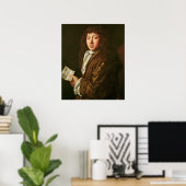 Portret van Samuel Pepys 1666 Poster (Thuiskantoor)
