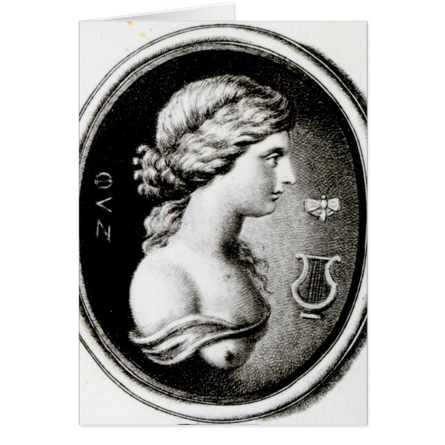 Portret van Sappho (Voorkant)