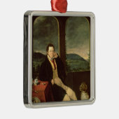 Portret van Schubert Metalen Ornament (Rechts)