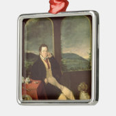 Portret van Schubert Metalen Ornament (Links)