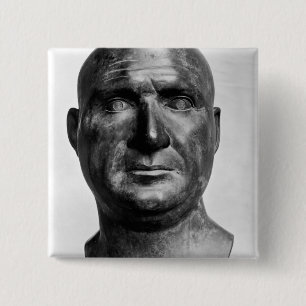 Portret van Scipio Afrianus Vierkante Button 5,1 Cm