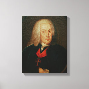 Portret van Sebasiao Jose de Carvalho Canvas Afdruk