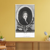 Portret van Sebastian-Roch Nicolas Canvas Afdruk (Insitu (Woonkamer))