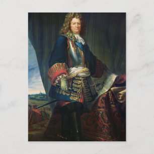 Portret van Sebastien le Prestre de Vauban Briefkaart