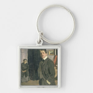Portret van Sergei Pavlovich Diaghilev Sleutelhanger