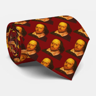 portret van Shakespeare Stropdas