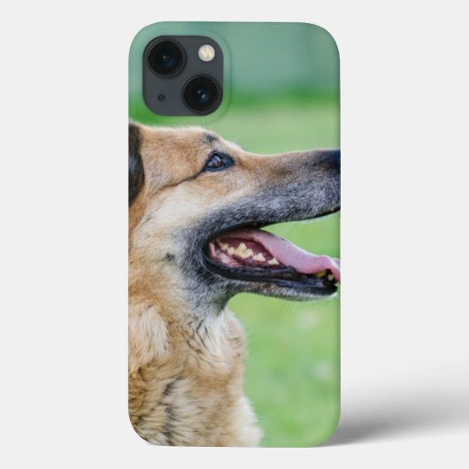 Portret van Shepherd Side Case-Mate iPhone Case (Achterkant)
