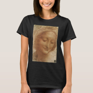 Portret van Sint Anna-studie van Leonardo da Vinci T-shirt