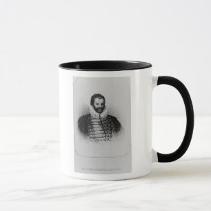 Portret van Sir Christopher Hatton Mok