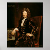 Portret van Sir Christopher Wren 1711 Poster (Voorkant)
