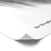 Portret van Sir Douglas Mawson Poster (Hoek)