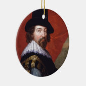 Portret van Sir Francis Bacon Viscount St Alban Keramisch Ornament (Rechts)