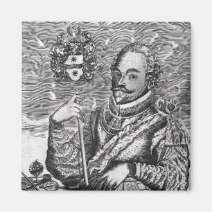Portret van Sir Francis Drake Magneet