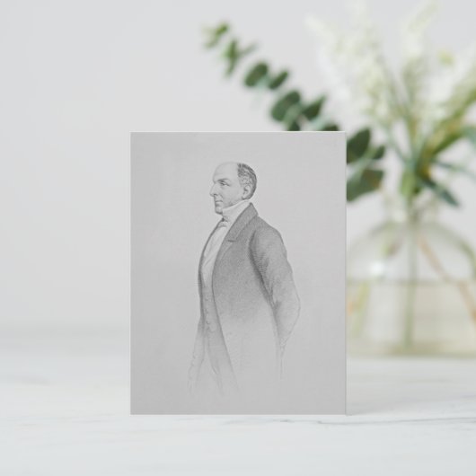 Portret van Sir James R. G. Graham Briefkaart (Staand voorkant)