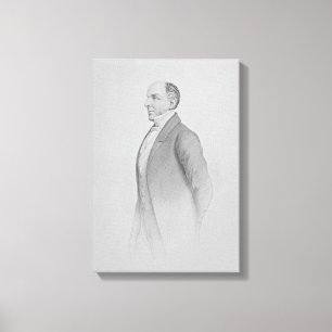 Portret van Sir James R. G. Graham Canvas Afdruk
